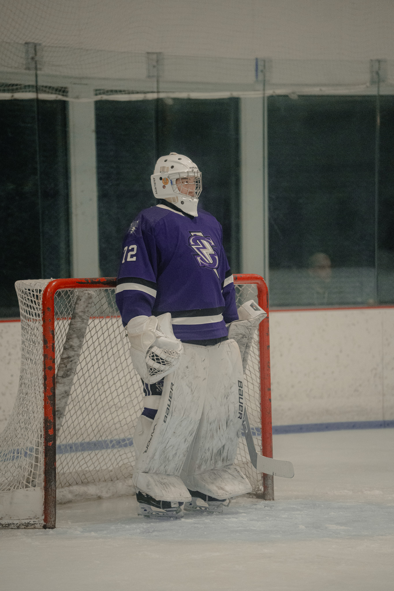 Athlete at the rink during a 369 professional-transition block